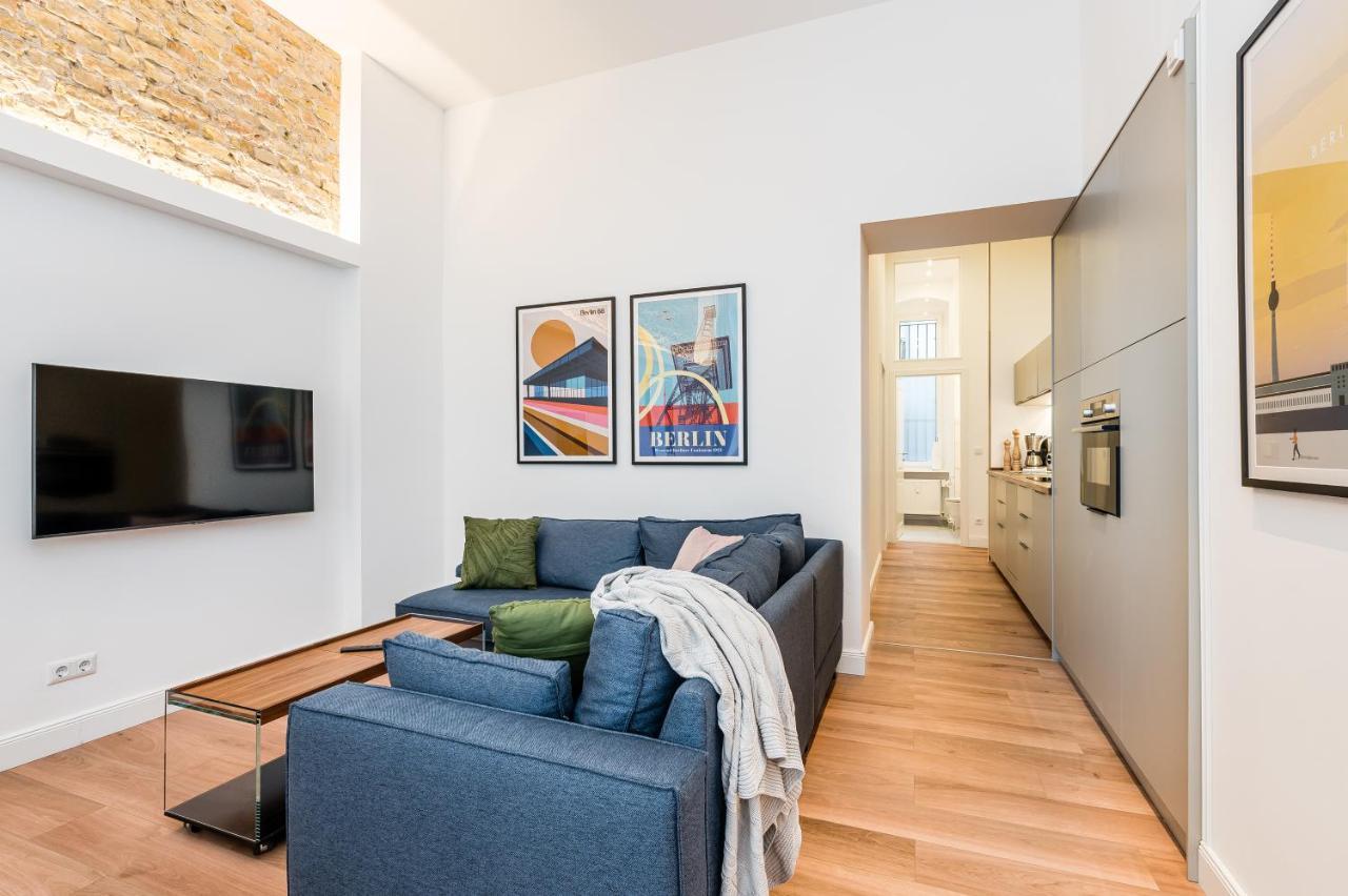 Neues Design-Apartment In Friedrichshain Berlin Bagian luar foto
